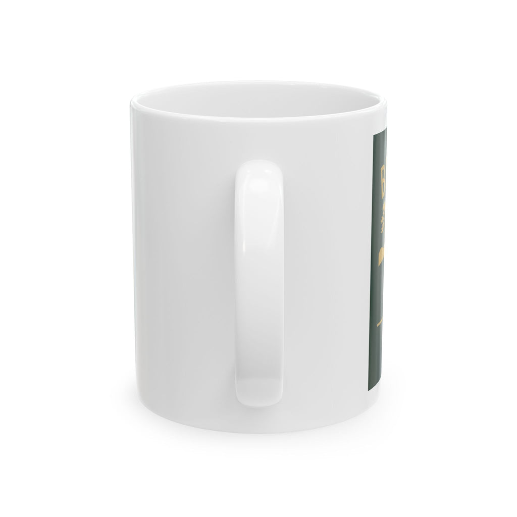 Golf-Themed Ceramic Mug, Coffee Cup for Golf Enthusiasts, Gift for Dad, Unique Sports Mug, Tee Time Coffee Mug, Fun Golfer Gift